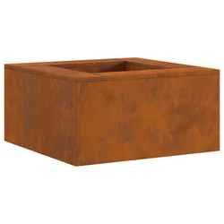 Kamin Rđa 60 x 60 x 30 cm Čelik otporan na vremenske uvjete