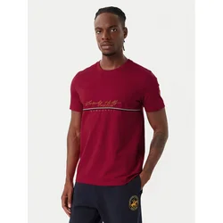 Beverly Hills Polo Club Majica P-SS26M-TS1519 Rdeča Regular Fit