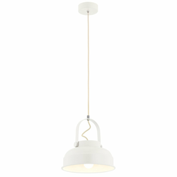Argon 8284 - Luster na sajli DAKOTA 1xE27/15W/230V bela