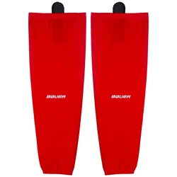 Hokejske nogavice Bauer Flex Stock Youth S/M, rdeča