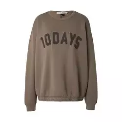10Days Majica Statement temno rjava/barva blata