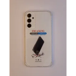 Maska za Samsung A34 transparent sa ojačanim ivicama