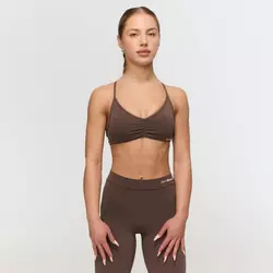 GymBeam Fierce Sports Bra Cappuccino