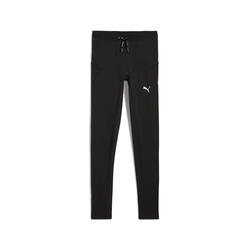 Mens Puma RUN Microfleece Tights, Black, Size L, Sport