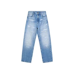 Bershka Kavbojke moder denim