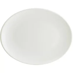 BONNA Iris plitev, ovalen krožnik, dolžina: 310 mm, bel