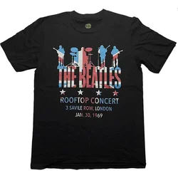 The Beatles Rooftop Flag Black M Majica
