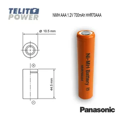 PANASONIC BK70AAA NiMH AAA 1.2V 700mAh Panasonic