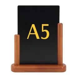 Tabla kredna samostoječa a5 na podstavku mahagonija elemme NN