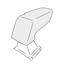 Armrest Škoda Octavia II. 2004-2013 (adapter only)