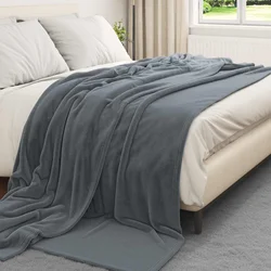 Pokrivači za bacanje 6 pcs Tamno siva 240 x 270 cm Runo