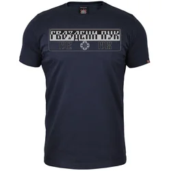 011Shop Muška majica kratkih rukava Gvozdeni Puk, Teget