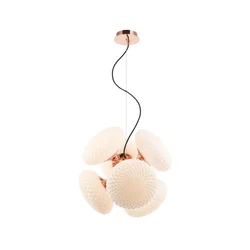 Klausen 106002 - Luster na sajli STELLAR 6xG9/4W/230V roze zlato