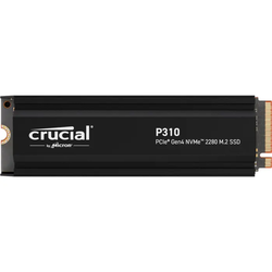 Crucial P310 2TB PCIe Gen4 2280 NVMe M.2 SSD with heatsink
