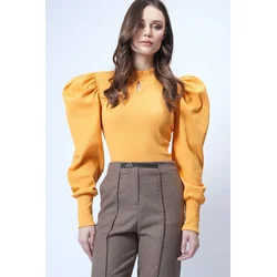 Trend Alacati Stili Ženska bluza dugih rukava Alc-X13069, Žuta