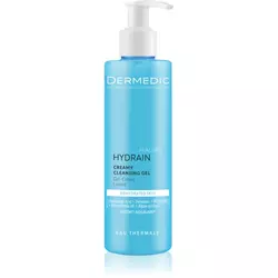 DERMEDIC HIDRAIN 3 HIALURO Kremasti gel za čišćenje 200 ml