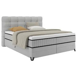 BOXSPRING KREVET CARMEN C 180/200 cm , svetlosiva