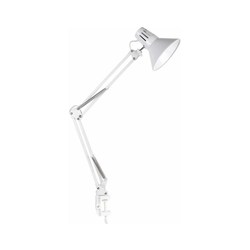 Stona lampa sa stezaljkom WORKER 1xE27/10W/230V bela