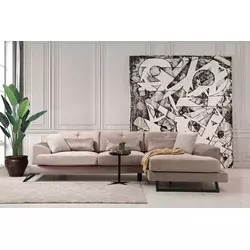 Atelier del Sofa Ugaona garnitura Frido 100x92x308cm Bež