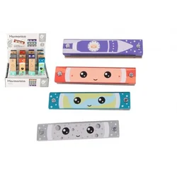 Teddies Lesena harmonika 13cm 4 barve v foliji