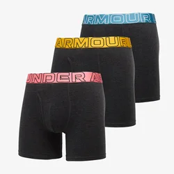 Bokserji Under Armour Performance Cotton Solid 6in 3-Pack Black XXXL