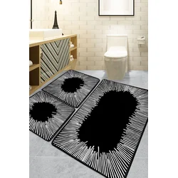 Lessentiel Maison Set prostirki za kupatilo Somber, 3 Komada, Bela
