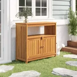 Konzolni vrtni stol 80 x 35 x 75 cm od masivnog drva bagrema