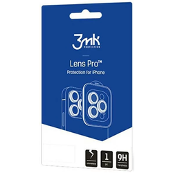 3MK Lens Protection Pro iPhone 15 6.1 pink Camera lens protection with mounting frame 1 pc.
