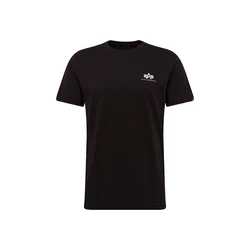 ALPHA INDUSTRIES Majica Small Logo, črna