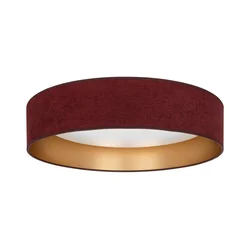 Brilagi-LED prigušiva svetlo VELVET SM. VARI 36W/230V 3000-6500K prečnik 55 cm bordo/zlatna + daljinski upravljač
