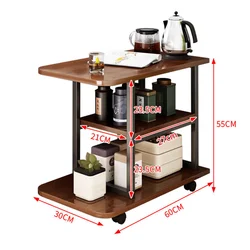 Fenjiexian Klub sto, 60x55x30 cm, Orah