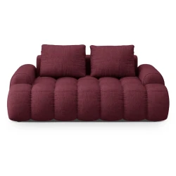 Bordo rdeča sedežna garnitura 175 cm Linz – Cosmopolitan Design