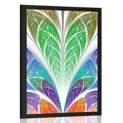Plakat abstrakcija barvnega stekla - 30x45 no frame