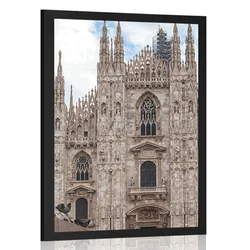 Plakat Milanska katedrala - 40x60 white
