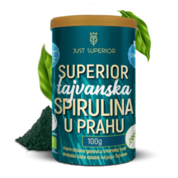 JUST SUPERIOR Tajvanska Spirulina u prahu, Organska, 50 g