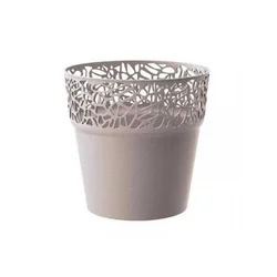 PROSPERPLAST DTRE175-7529U Saksija Tre 18x18cm moka