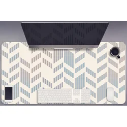 Decormat Podloga za mizo Geometric herringbone 90x45 cm