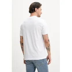 Karl Lagerfeld Jeans Majica A2M17072 Bela Regular Fit