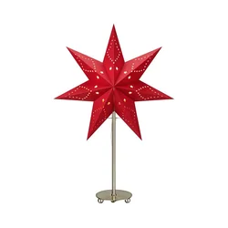 Markslöjd 705544 - Božićna dekoracija SATURNUS 1xE14/25W/230V 35 cm crvena