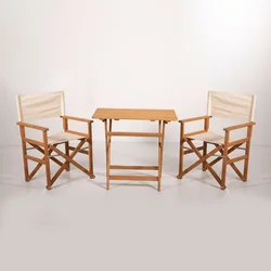 Hanah Home Baštenski set sto i 2 stolice MYR03, Krem