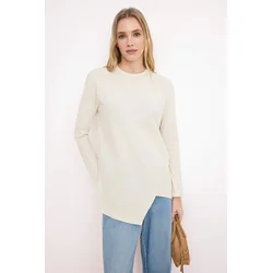 Trendyol Modest Ženska bluza Tctss26Uk00003, Bež