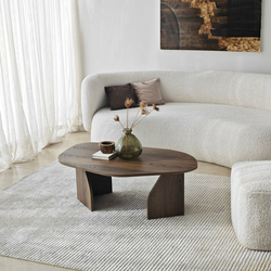 HANAH HOME Sto za dnevnu sobu Rock Walnut