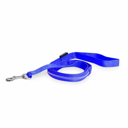 LED punjiv povodac 120 cm 2xCR2032/5V/40 mAh plav