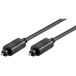 MicroConnect Toslink optični kabel 1m črn