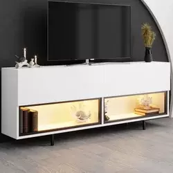 HANAH HOME TV Polica Ekol Down White