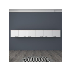 HANAH HOME Zidni ormar orah bela boja BA132 3906