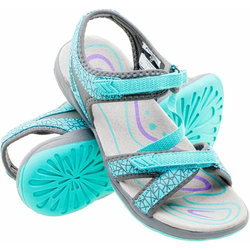 ELBRUS ženske sandale Madaka WoS Turquoise/Mid Grey/Purple, tirkizne, 39