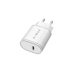 Aligator AX0001V - Brzi USB-C punjač A-MAX Power Delivery 20W, beo