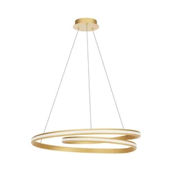 Redo 01-4364 - LED prigušiva luster na sajli TORSION LED/60W/230V zlatna