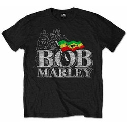 Bob Marley Unisex majica Distressed Logo S